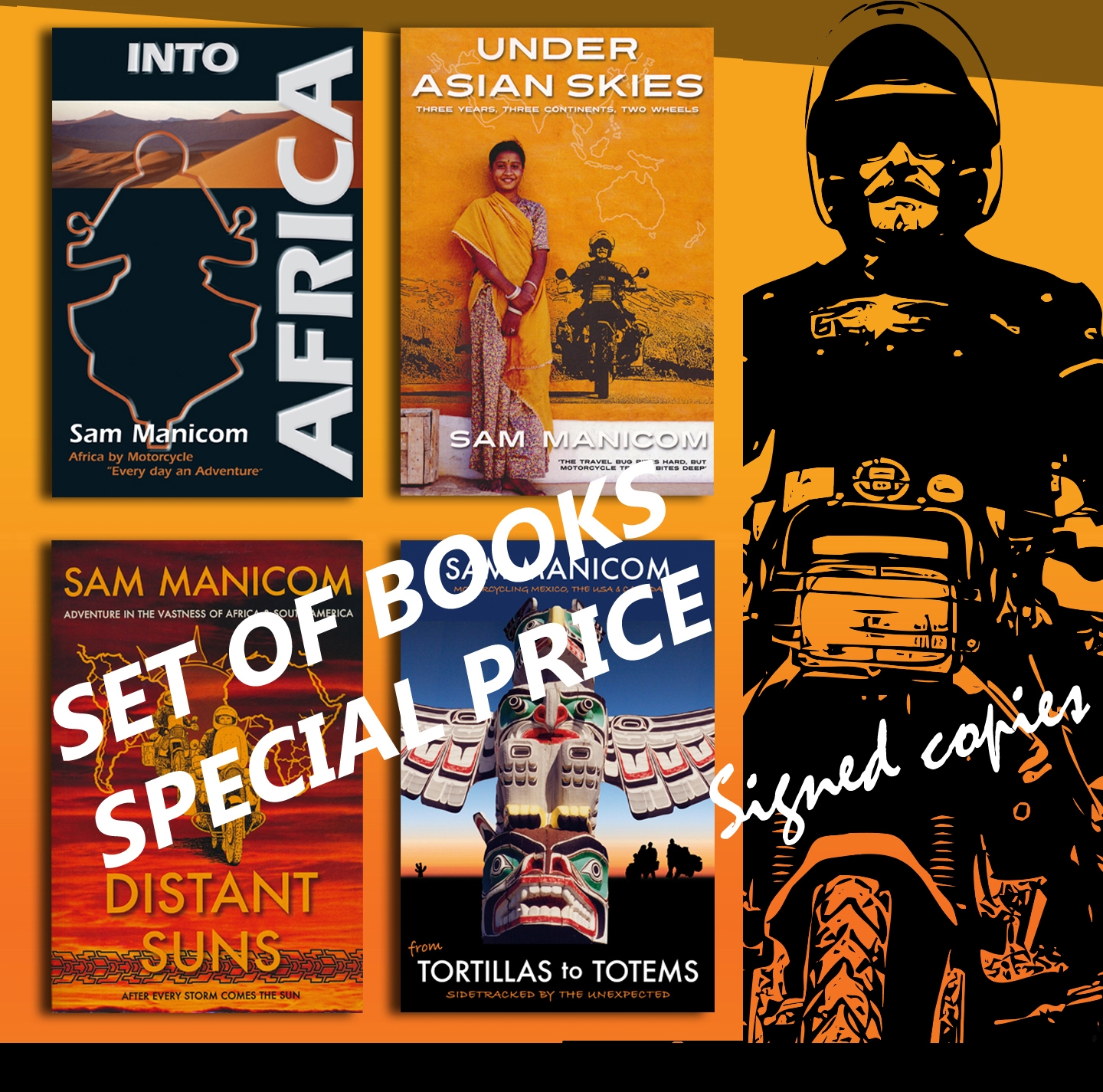 Sam Manicom - 4 Book Special - Armchair Adventure Festival