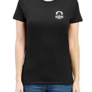 Armchair Adventure Festival Black Tee Ladies