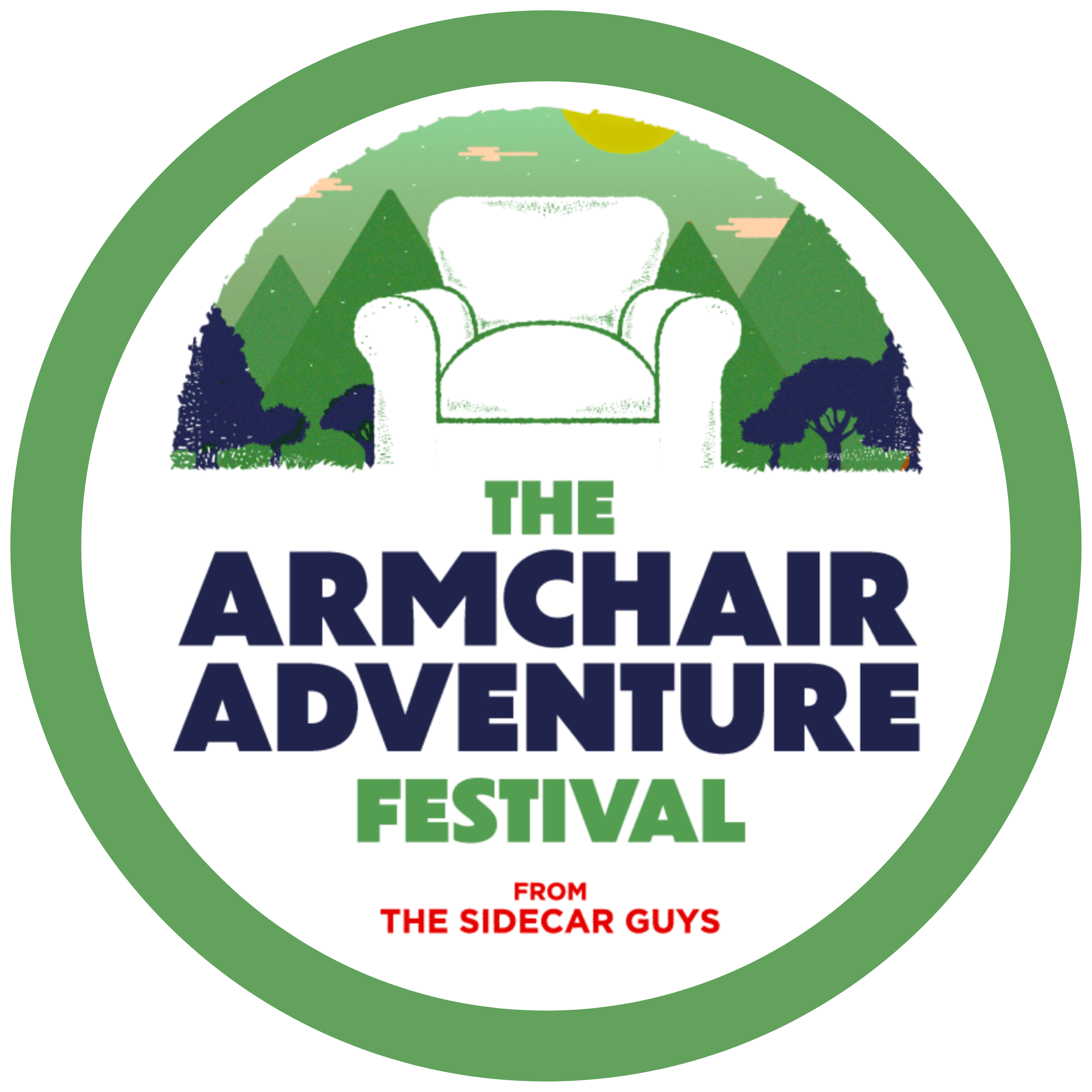 Armchair Adventure Festival Vinyl Sticker